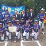「君津信用組合旗争奪木更津市少年野球大会」にメダルを贈呈いたしました